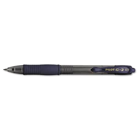 Pilot G2 Roller Ball Retractable Gel Pen- Navy Ink- Fine- Dozen PI31907